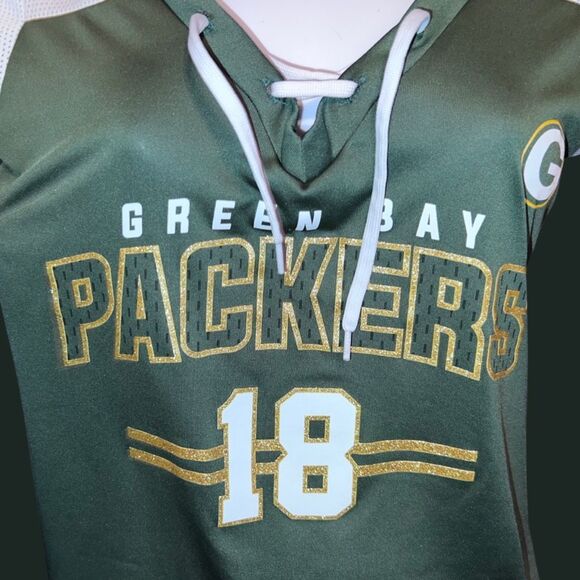NFL Team Apparel Packers Randall Cobb #18 Jersey Tee Size Small - Picture 2 of 7